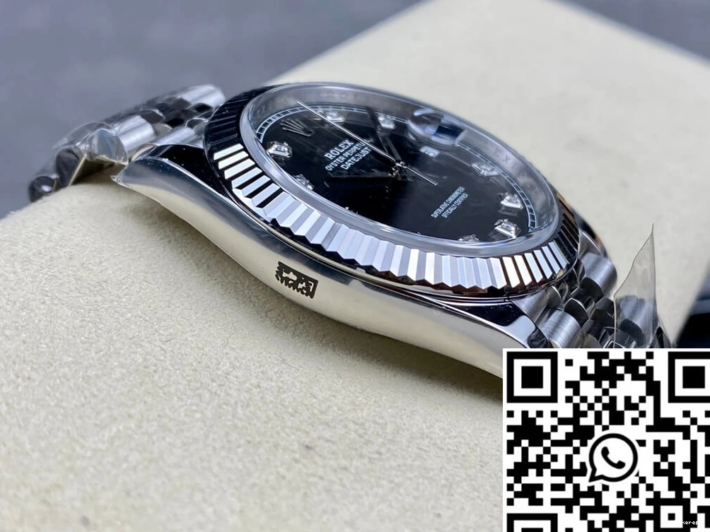 Datejust Factory M126334-0012 Dial Clean Black Rolex 0329